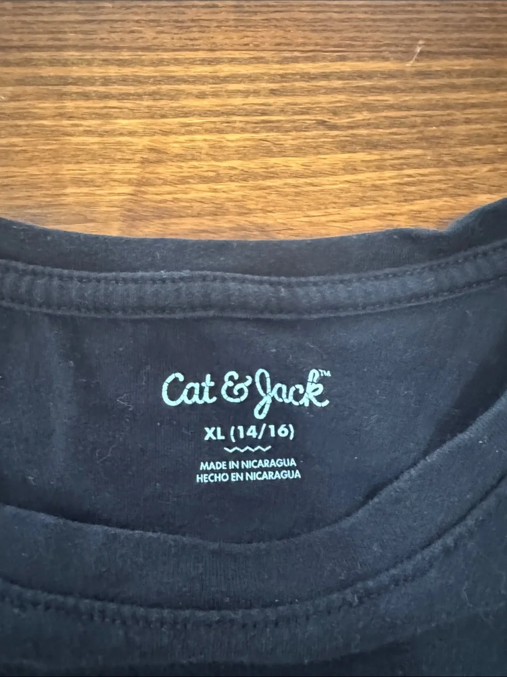 Custom made. Cat & Jack Black Tee with Scuba Diver Graphic. Size XL (14/16)